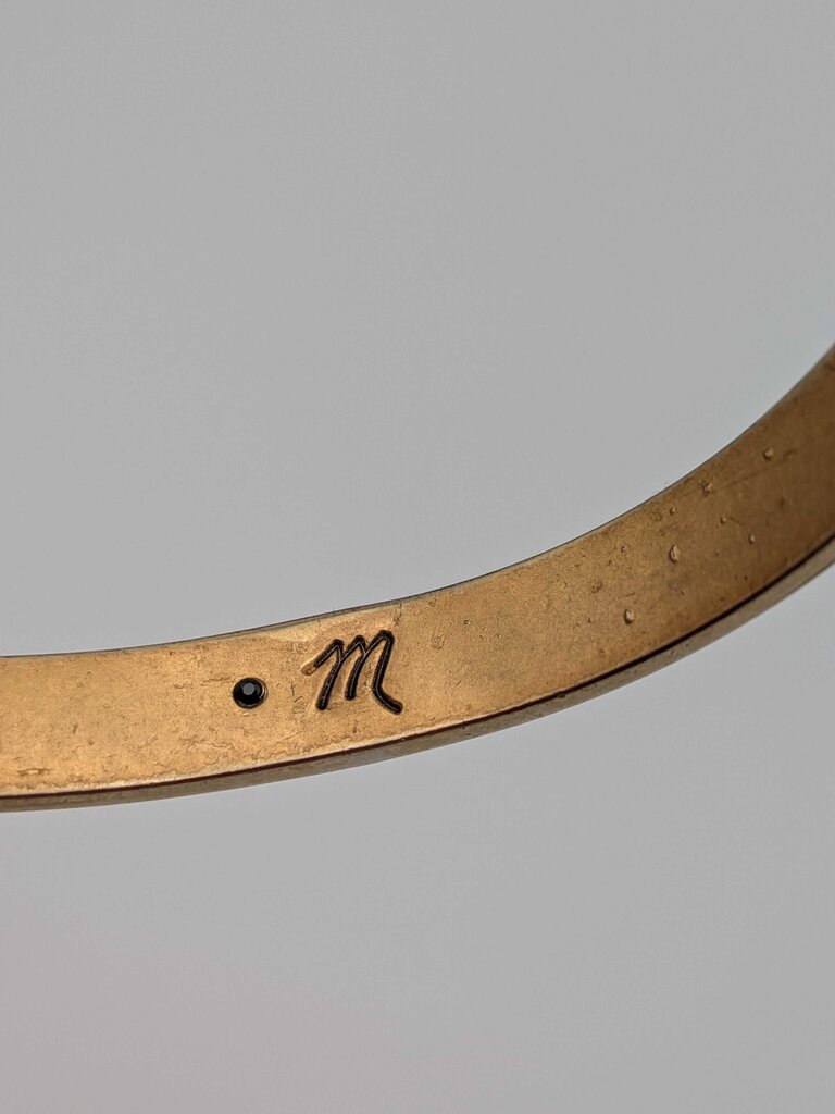 Classic bangle set in goldtone metal from Madewell.