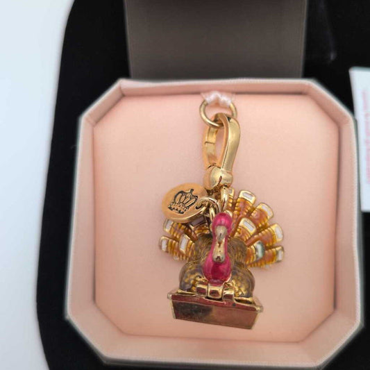 Vintage Juicy Couture Charm Made In USA Turkey In Gift Box