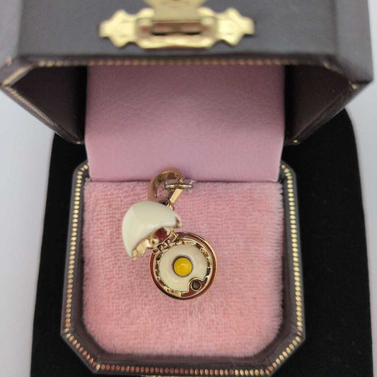 Vintage Juicy Couture Charm Made In USA Egg In An Egg Cup In Gift Box