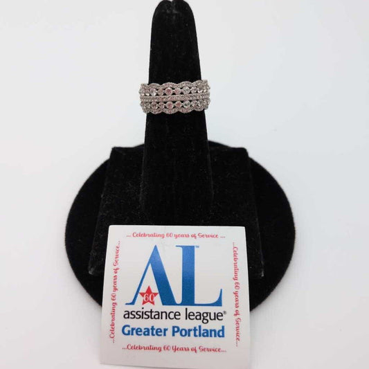 925 Silver with Cubic Zirconia