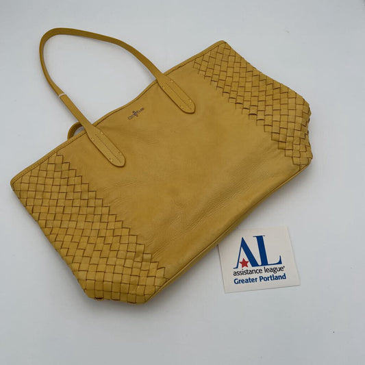 Cole Haan tote bag with leather details
